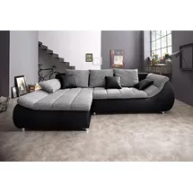 INOSIGN Ecksofa »Imola elegant und bequem, aktuelle Steppung im Sitz, L-Form«, wahlweise mit Bettfunktion