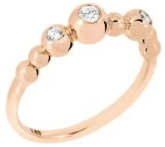 DoDo Damenring Bollicine DAC1002BOLLIDB09R56 - roségold - 56