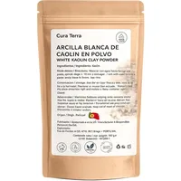 Weißer Tonerde, 100 % natürlich, aus Portugal, kosmetisches Pulver für Gesichtsmasken, Hautpflege und natürliche Schönheit, 100 g
