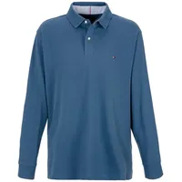 Tommy Hilfiger Big & Tall Langarm-Poloshirt »BT-1985 REGULAR LS POLO-B«, in Großen Größen Gr. 4XL, aegean sea, & TALL