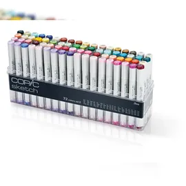 Copic COPIC® Sketch E Layoutmarker-Set farbsortiert 1,0 + 6,0 mm, 72 St.