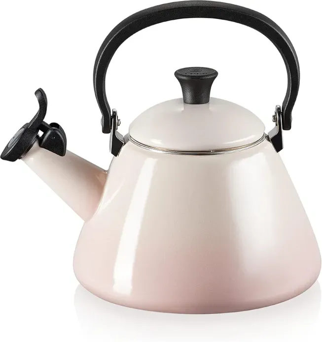 Le Creuset Konischer Wasserkocher 1,6 Liter, Muschelgrau