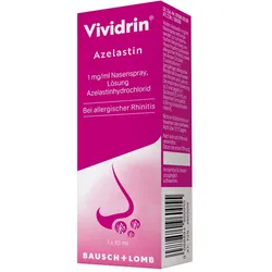 Vividrin Azelastin Nasenspray Akuthilfe 10 ml