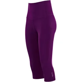 Winshape Damen Functional Comfort High Waist 3/4-Tights HWL217C in dark plum XS
