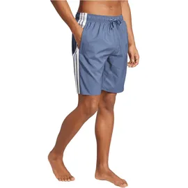 adidas 3-Streifen 8-Inch Badeshorts Preloved Ink/White S