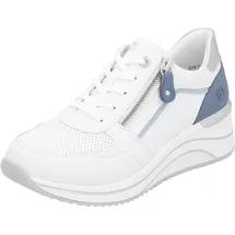 REMONTE Damen D0T10 Sneaker Low, Weiss, 40 EU