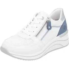 REMONTE Damen D0T10 Sneaker Low, Weiss, 40 EU