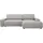 Home Affaire Eckcouch Cord 2-Sitzer Grau