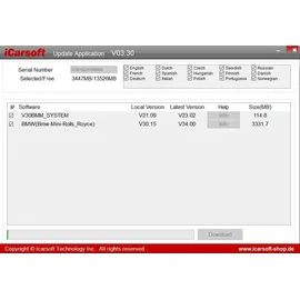 iCarsoft Diagnosegerät BMM V3,0