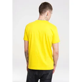 LOGOSHIRT T-Shirt "Peanuts - Snoopy Pilot", Herren, Gr. XS, gelb, 100% Baumwolle, bedruckt, normal, Rundhals, Shirts T-Shirt, mit lizenziertem Print