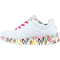 SKECHERS Uno Lite Kinder Weiß/Pink 29