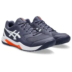 Tennisschuh ASICS "GEL-DEDICATE 8", Gr. 42, indigo fog, weiß, Textil, Synthetik, sportlich, Schuhe