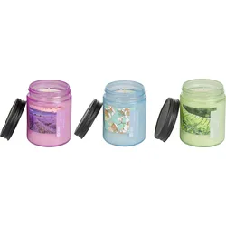 Duftkerzen 3er Set FRUITY BLOOM Sojawachs Frische Note Blumige Note