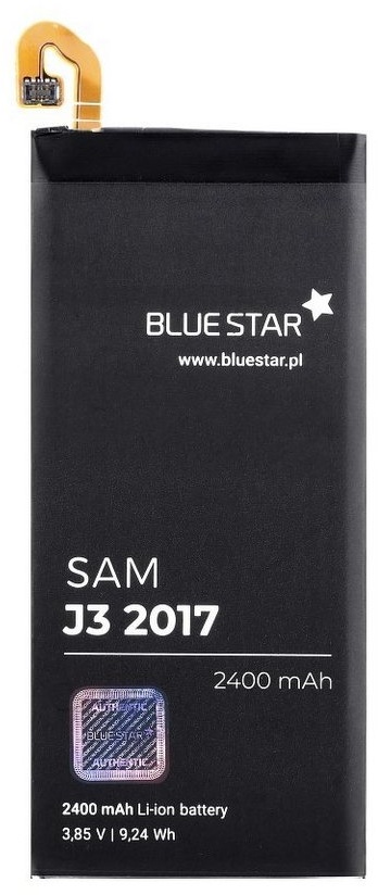 BlueStar Bluestar Akku Ersatz kompatibel mit Samsung Galaxy J3 2017 (J330F) 2400 mAh Austausch Batterie Accu EB-BJ330ABE Smartphone-Akku