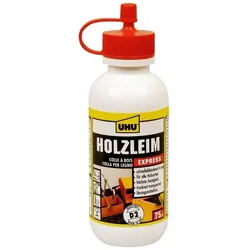 UHU Holzleim Express D2, lösemittelfrei, 75 g Flasche