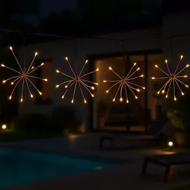 Lumi Jardin Lichterkette LED 4,2 m solarbetrieben weiß