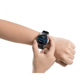 Asus VivoWatch 5 BT 40 mm Kunststoffgehäuse schwarz Lederarmband schwarz One Size