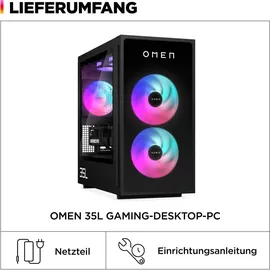 HP OMEN Gaming-PC Core Ultra 9 285K 5,7 GHz 32 GB RAM 1 TB SSD RTX 5070 Win 11