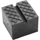 Gummiauflagen zum Reifenwechseln über 50 Varianten Rangierwagenheber Wagenheber Hebebühne Gummiklotz Auflage Unterstellbock Gummiblock Auto KFZ PKW Schutz Kratzer rund eckig (65x65x50 Nut+Waffel)