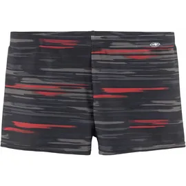 KangaROOS Badehose Boxer-Badehose Schwarz/Grau S