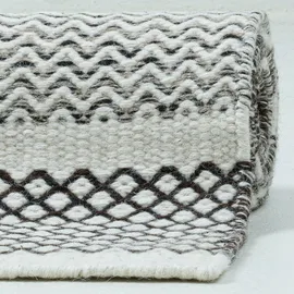 THEKO TRONDHEIM 03 Wollteppich 80 x 180 cm Grau