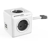 Allocacoc PowerCube 1,50 m Grau 4 St.
