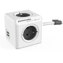 Allocacoc PowerCube 1,50 m Grau 4 St.