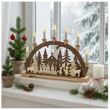 Hti-Living Leuchtbogen Sternensinger vor der Kirche