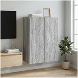 vidaXL Wandschrank Grau Sonoma 66 x 34,5 x 90 cm Holzwerkstoff