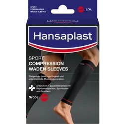 HANSAPLAST Sport Compression Waden-Sleeves Gr.M 2 St.