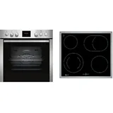 Neff EDX442 Edelstahl, A Uhr E1ECD0AN0 + M13R42N2 60cm