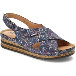 Dunkelblaue Sandalen Pollonus Modische Lederschuhe, 37