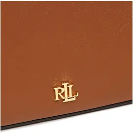 Ralph Lauren Danni Schultertasche Leder Brown