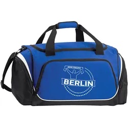 multifanshop Sporttasche - Berlin blau - Meine Fankurve - Druck weiß - Tasche