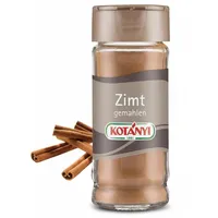 Kotányi Zimt gemahlen, würzig-süßer Geschmack, veredelt Milchreis, Gebäck, Desserts, Glas 32 g
