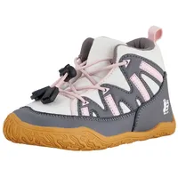 Ballop Barfussschuhe Intense (flexible Sohle, atmungsaktiv) grau/pink Kinder Sneaker grau 32 EU
