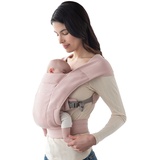 Ergobaby Babytrage für Neugeborene ab Geburt Extra Weich, Embrace Bauchtrage Baby-Tragetasche Ergonomisch, Blush Pink,