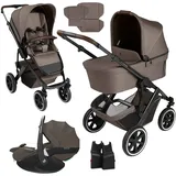 ABC-Design ABC DESIGN Salsa 5 Air All in One Nature x Maxi Cosi Pebble 360 Pro2 Babyschale, Beige