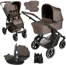 ABC-Design ABC DESIGN Salsa 5 Air All in One Nature x Maxi Cosi Pebble 360 Pro2 Babyschale, Beige
