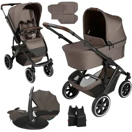 ABC-Design ABC DESIGN Salsa 5 Air All in One Nature x Maxi Cosi Pebble 360 Pro2 Babyschale, Beige