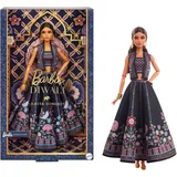 Barbie Diwali Puppe von Anita Dongre Wearing Festival of Lights Look, Urlaub Sammlerstück mit Puppe Stehen & Echtheitszertifikat, HRM91, [Mehrfarbig]