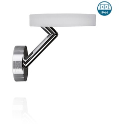 Allround IP44 Chrom Wandleuchte LED warmweiss
