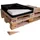 TexDeko Palettenkissen 60 x 80 x 12 cm schwarz 1 St.