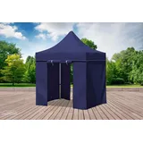 Faltpavillon Faltzelt Pavillon 2x2 Blau Gartenzelt Klappzelt Wasserdicht