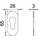 Erich Dieckmann GmbH Ares PZ Rosette oval 0817/3 silberfarbig