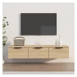 vidaXL Wandschrank Sonoma-Eiche 68x30x20 cm Braun Holzwerkstoff