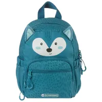 Schneiders Vienna SCHNEIDERS Kindergartenrucksack Wolf Kunstfaser petrol