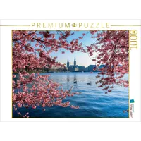Calvendo Japanische Kirschblüten an der Binnenalster 1000 Teile Puzzle