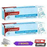 2 X Canesten Creme 20g Antimykotisch Ringelflechte Infektion Fußpilz