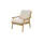 Soho Relaxsessel Podium Flachgewebe 68 x 78 x 81 cm Beige
